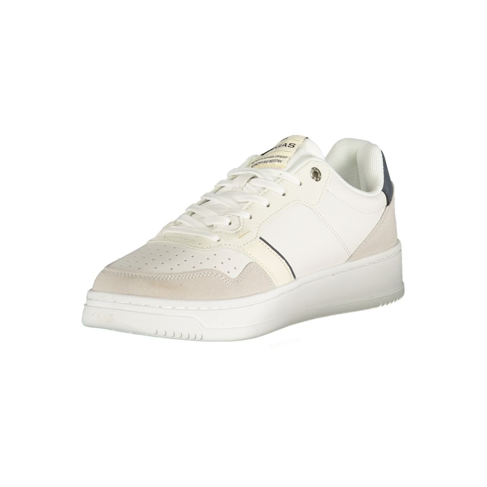 Gas White Polyester Men Sneaker - Image 3