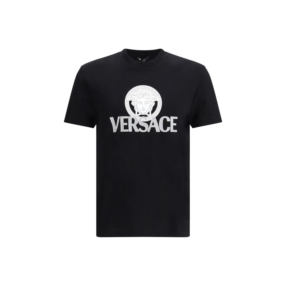 Versace Black Cotton T-Shirt