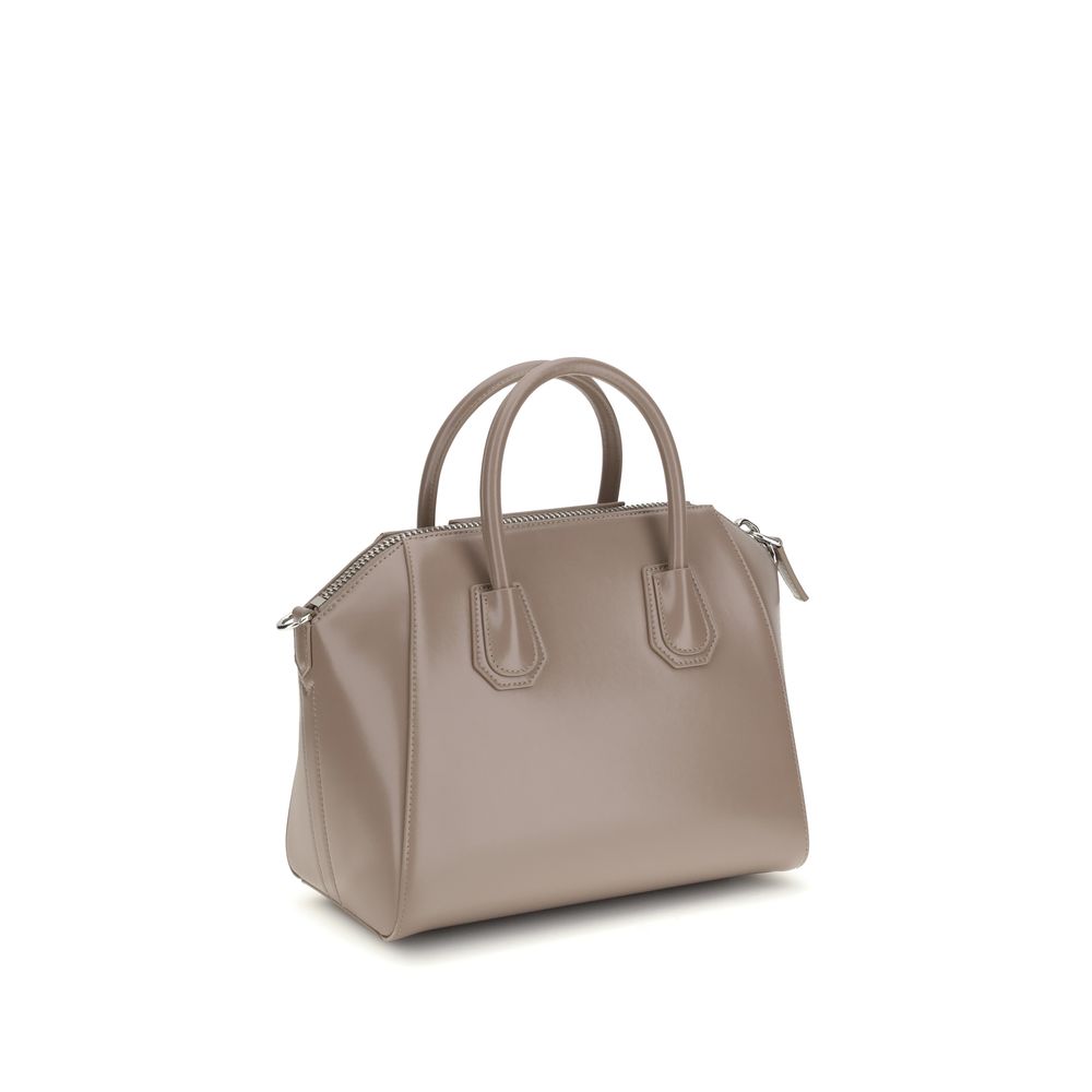 Givenchy Gray Calf Leather Bos Taurus Shoulder Bag - Image 3