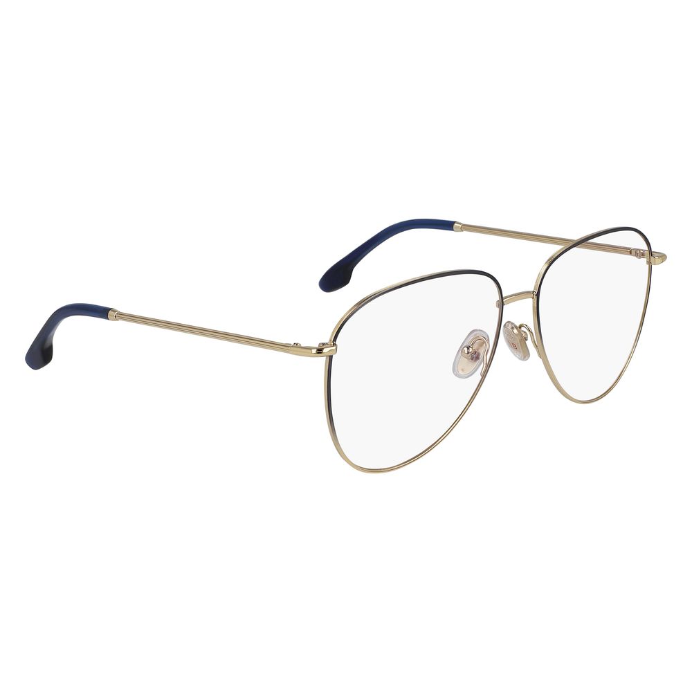 Victoria Beckham Blue Metal Glasses (Frames) - Image 3