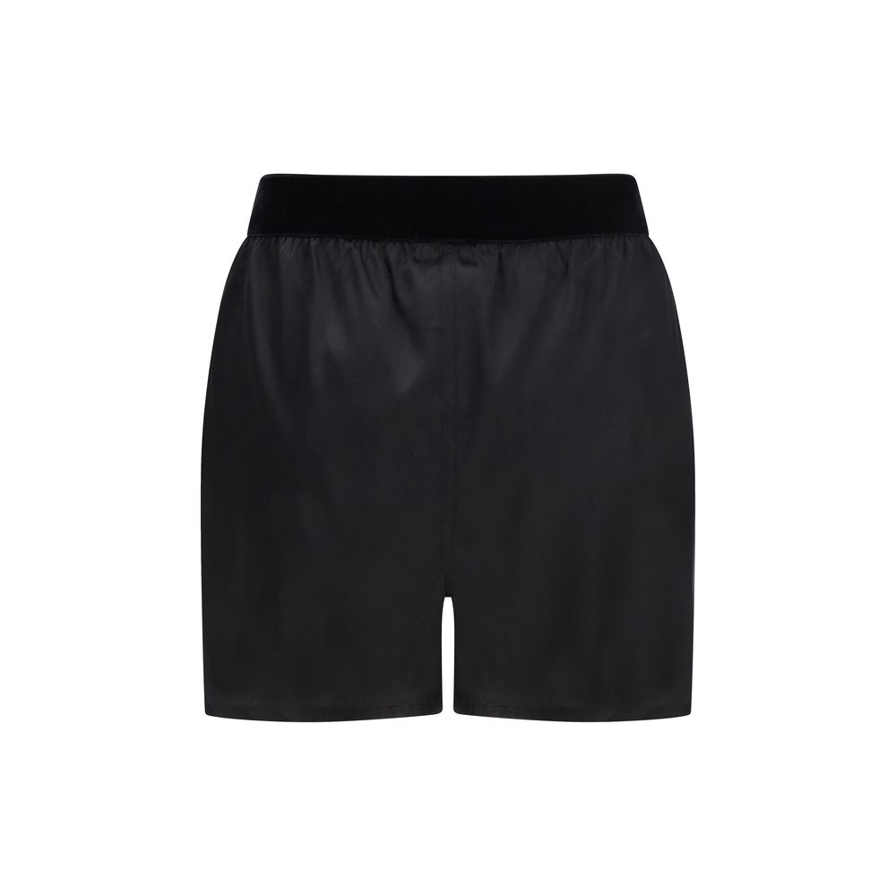 Tom Ford Black Silk Bermuda Shorts - Image 2