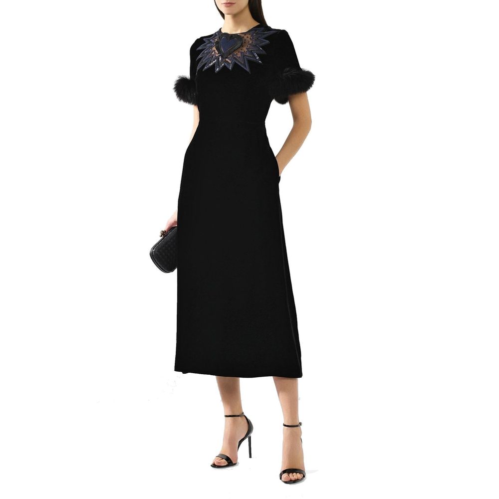 Fendi Black Viscose Cocktail Dress - Image 2
