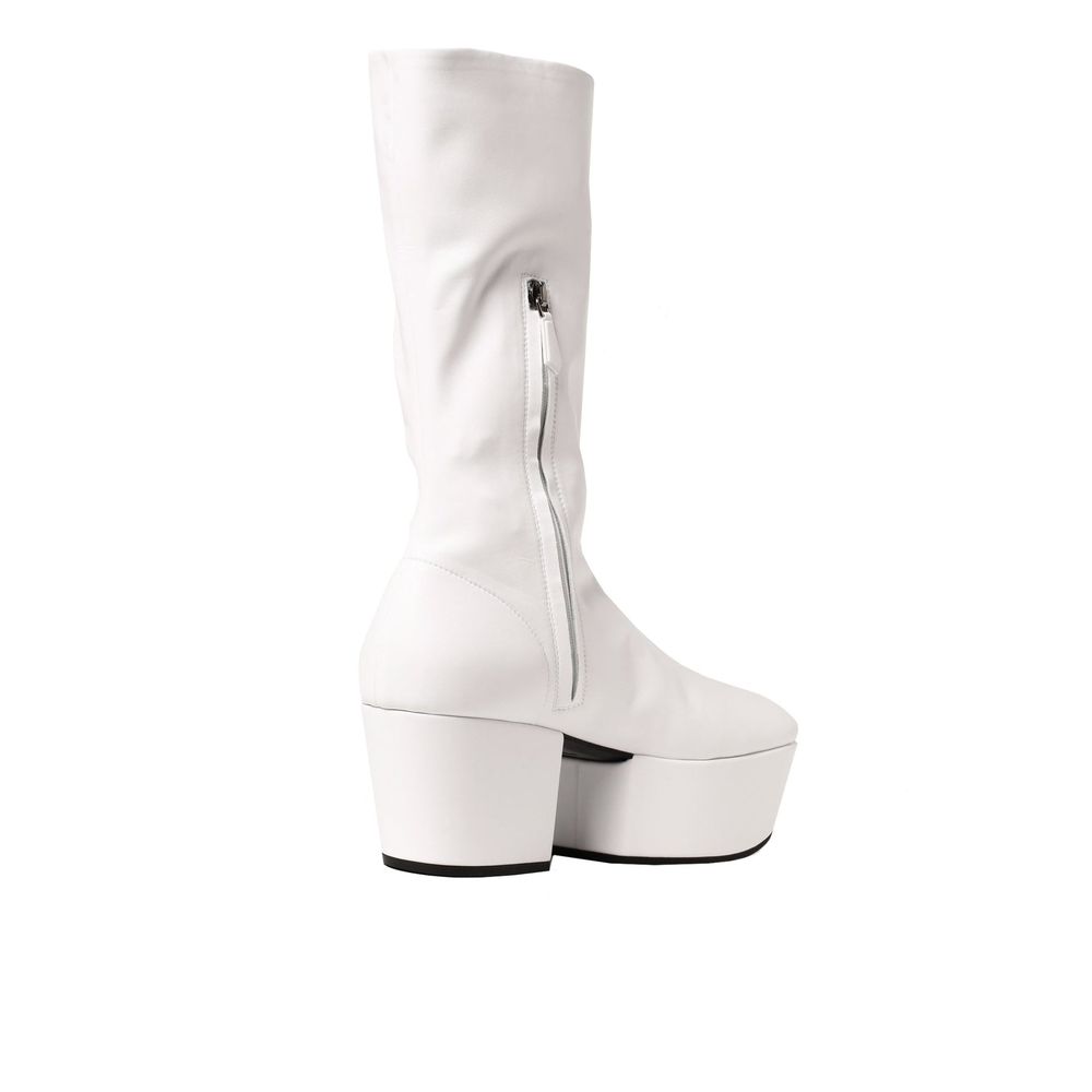 Prada White Polyethylene Boots - Image 3