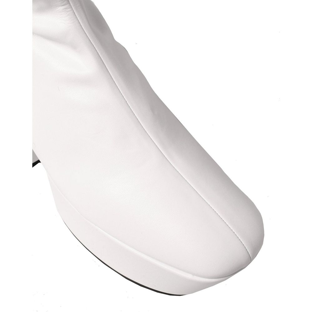 Prada White Polyethylene Boots - Image 4