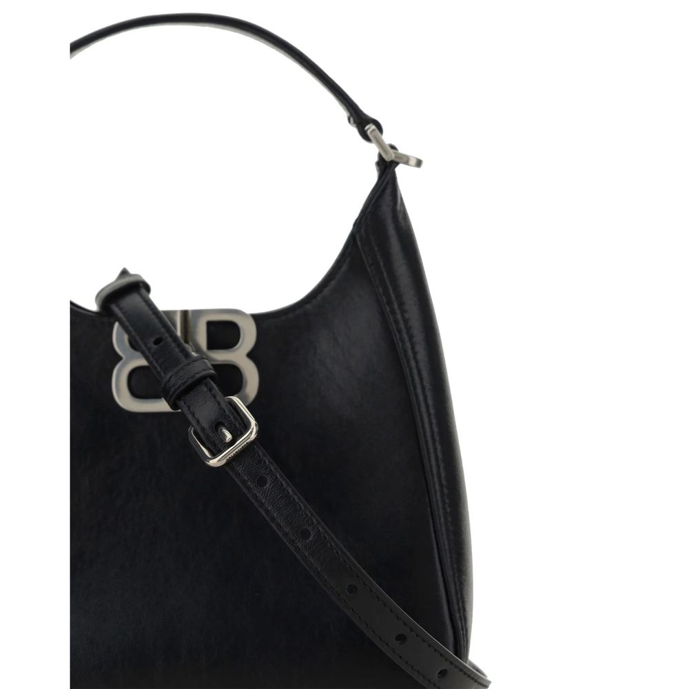 Balenciaga Black Lamb Leather Shoulder Bag - Image 4