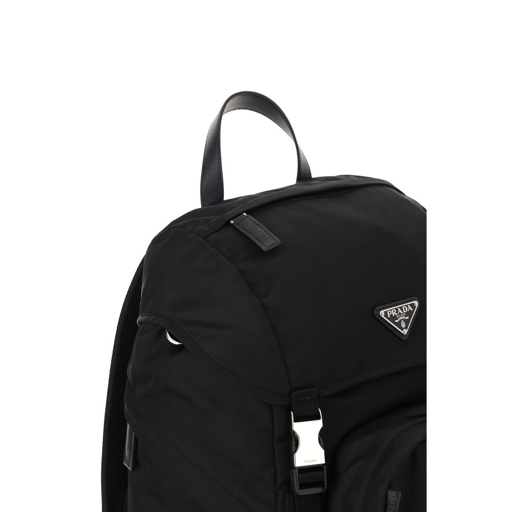 Prada Black Nylon Backpack - Image 4