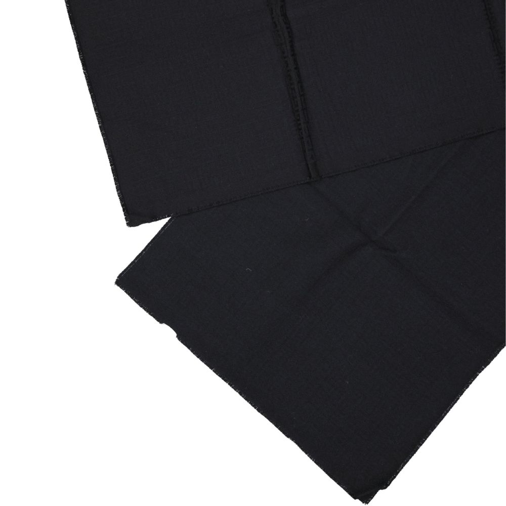 Givenchy Black Virgin Wool Scarf - Image 3