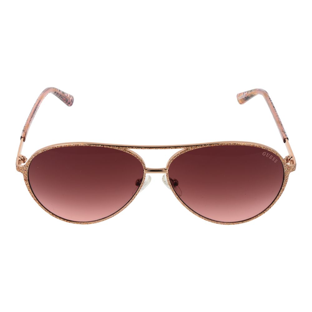 Guess Rose Gold Metal Sunglasses - Image 2