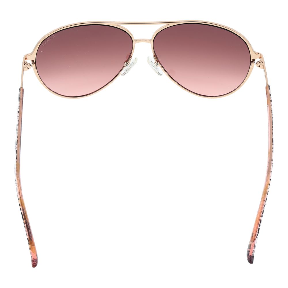 Guess Rose Gold Metal Sunglasses - Image 3