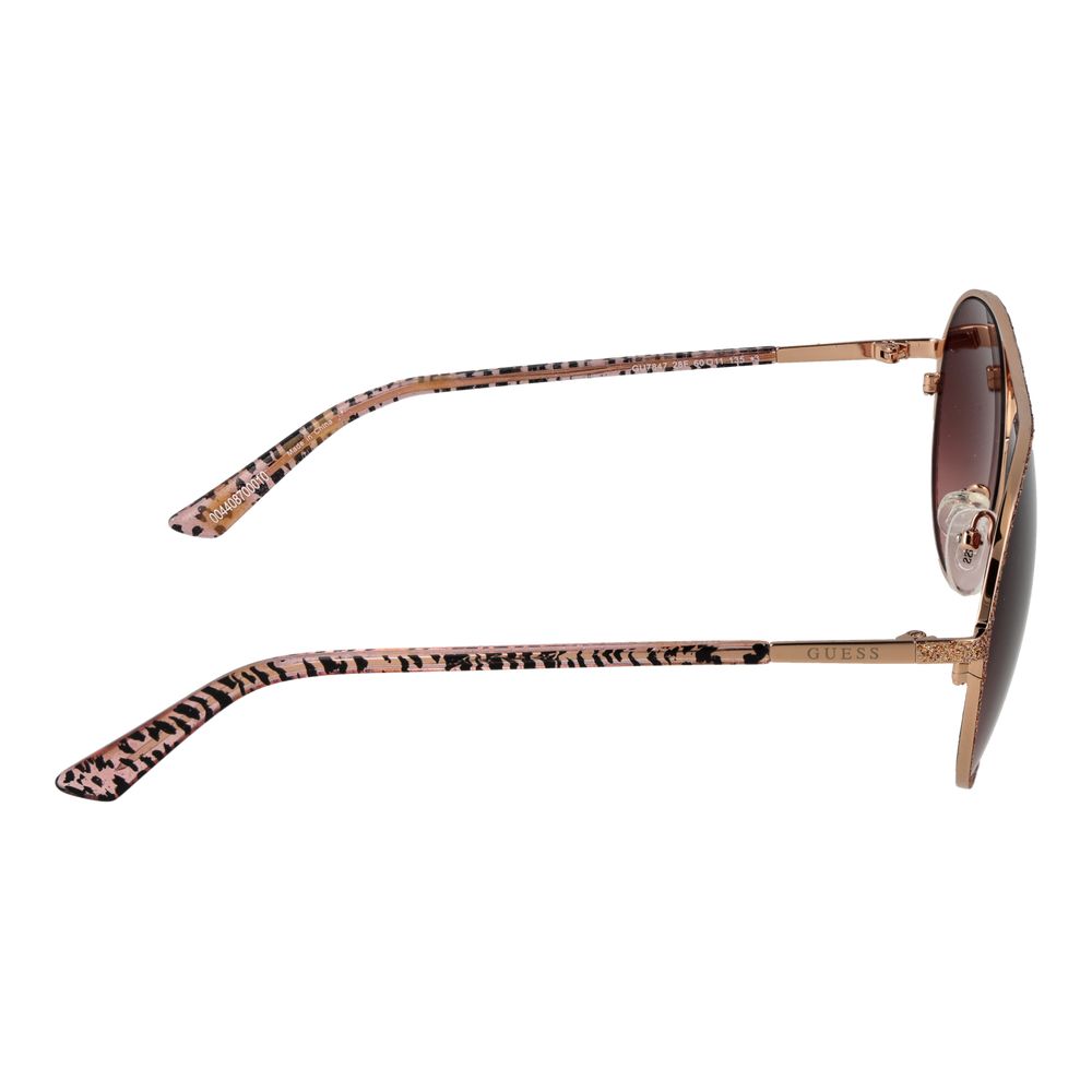 Guess Rose Gold Metal Sunglasses - Image 5