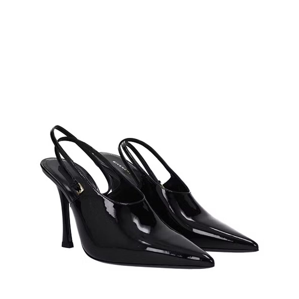Givenchy Black Calfskin High Heel Pumps - Image 2