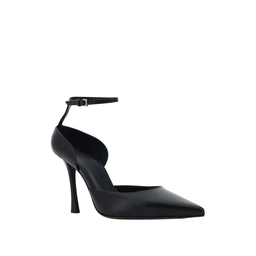 Givenchy Black Lamb Leather High Heel Pumps - Image 2