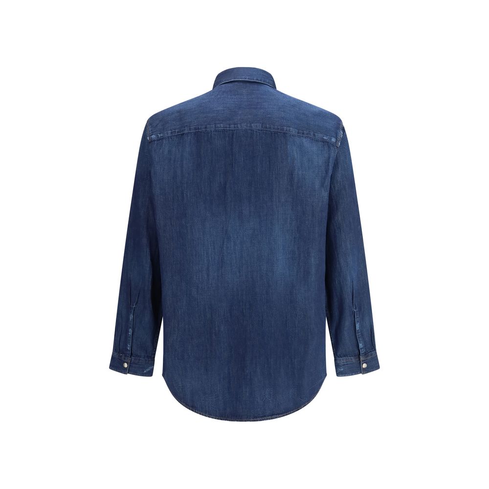 Diesel Blue Denim Shirt - Image 2