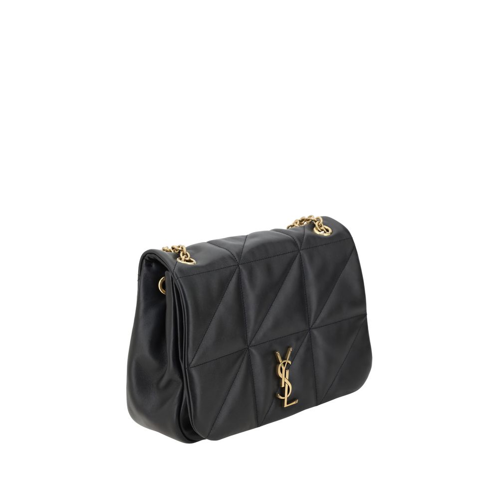 Saint Laurent Black Lamb Ovis Aries Aries Shoulder Bag - Image 2