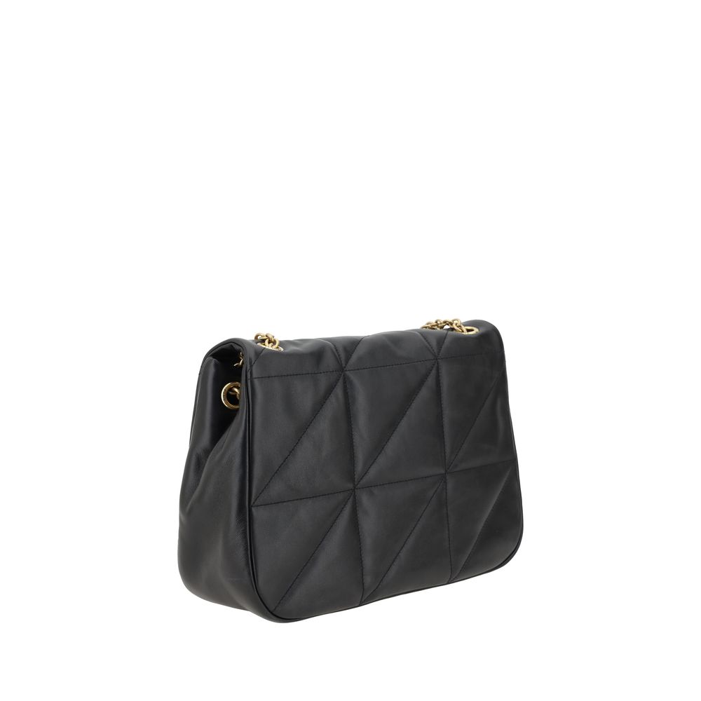Saint Laurent Black Lamb Ovis Aries Aries Shoulder Bag - Image 3