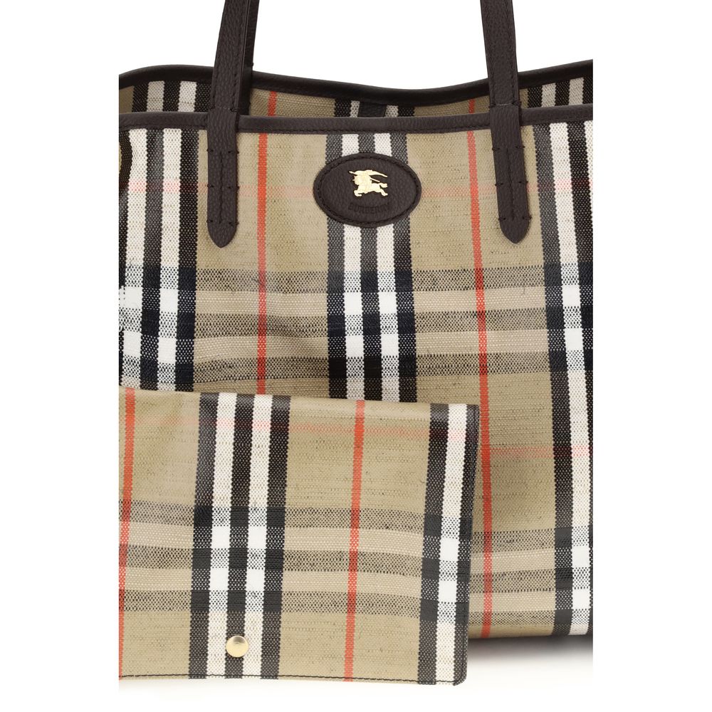 Burberry Multicolor Cotton Handbag - Image 4