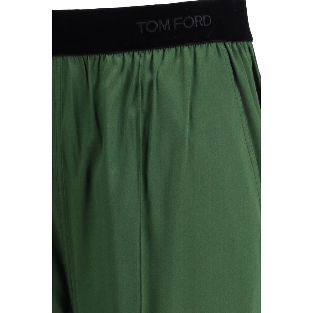 Tom Ford Bicolor Silk Casual Pants - Image 3