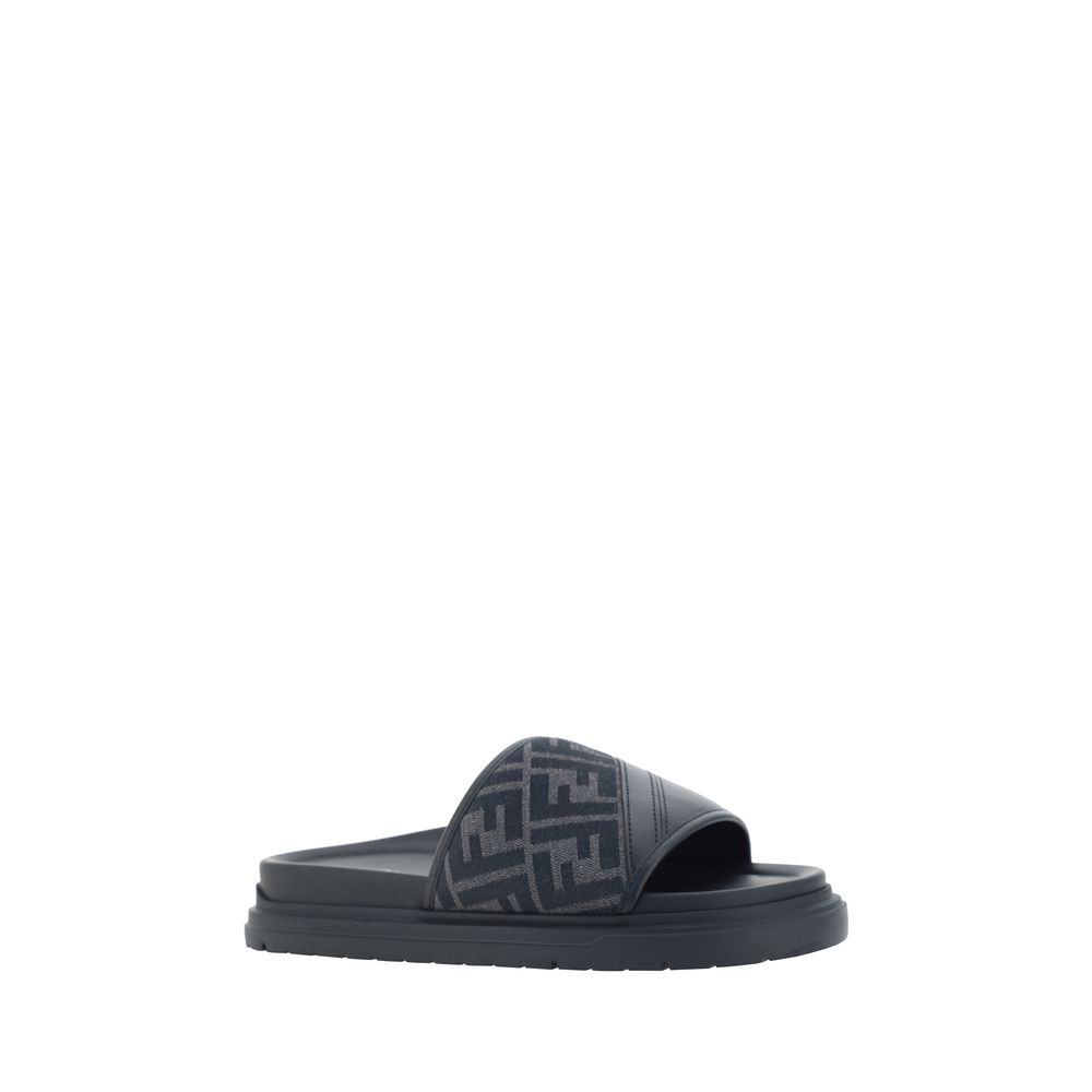 Fendi Gray Polyamide Sandals - Image 2