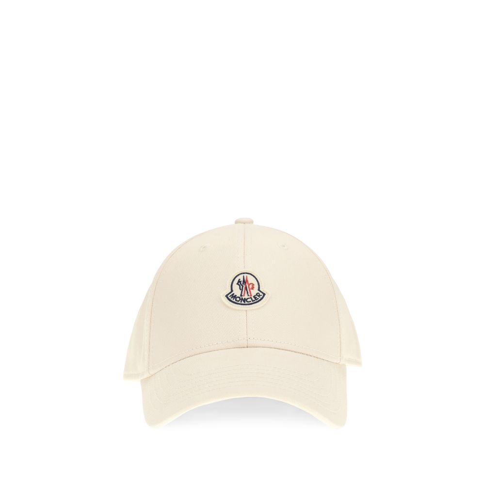 Moncler Beige Cotton Cap (Baseball Hat)