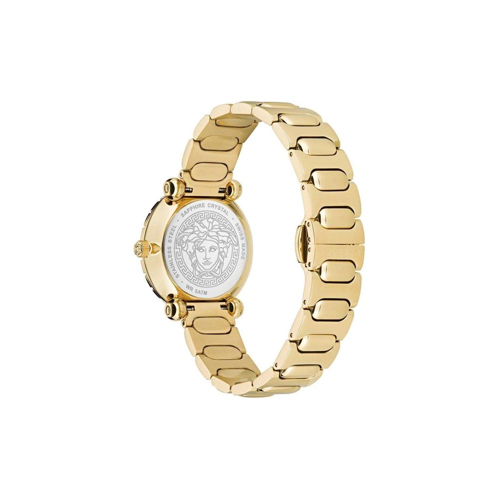 Versace Gold Stainless Steel Dress Watch - Image 2