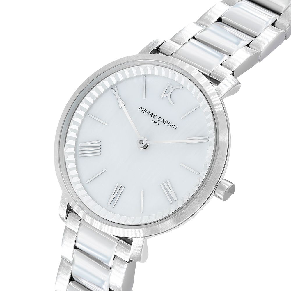 Pierre Cardin Gray Stainless Steel Dress Watch - Image 2