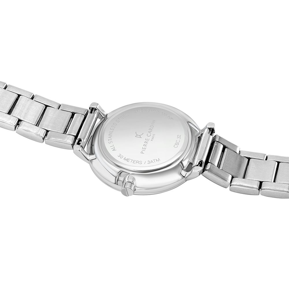 Pierre Cardin Gray Stainless Steel Dress Watch - Image 3
