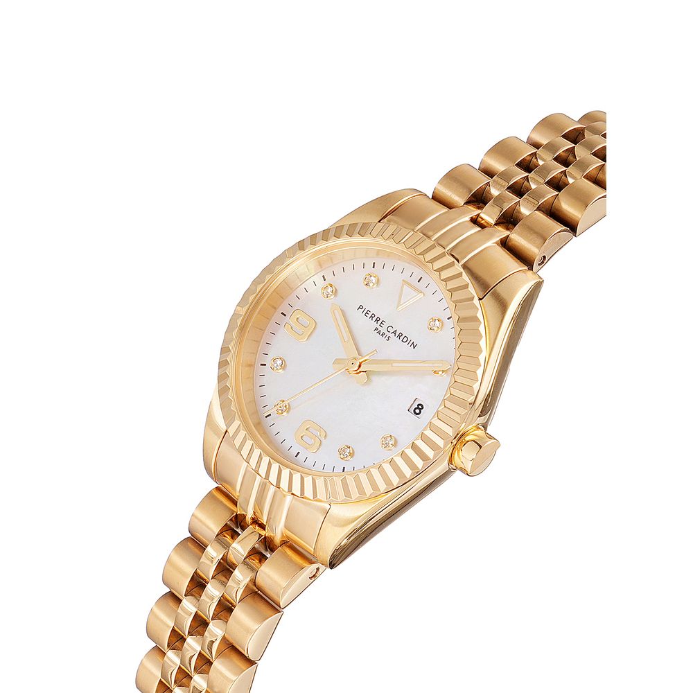 Pierre Cardin Gold Stainless Steel Bracelet Watch - Image 2