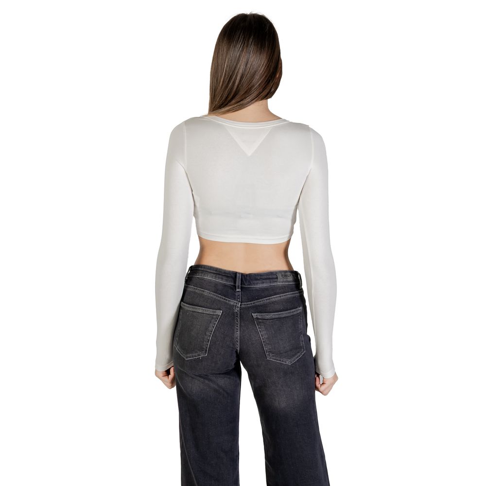 Tommy Hilfiger Jeans White Recycled Cotton Sportswear - Image 2