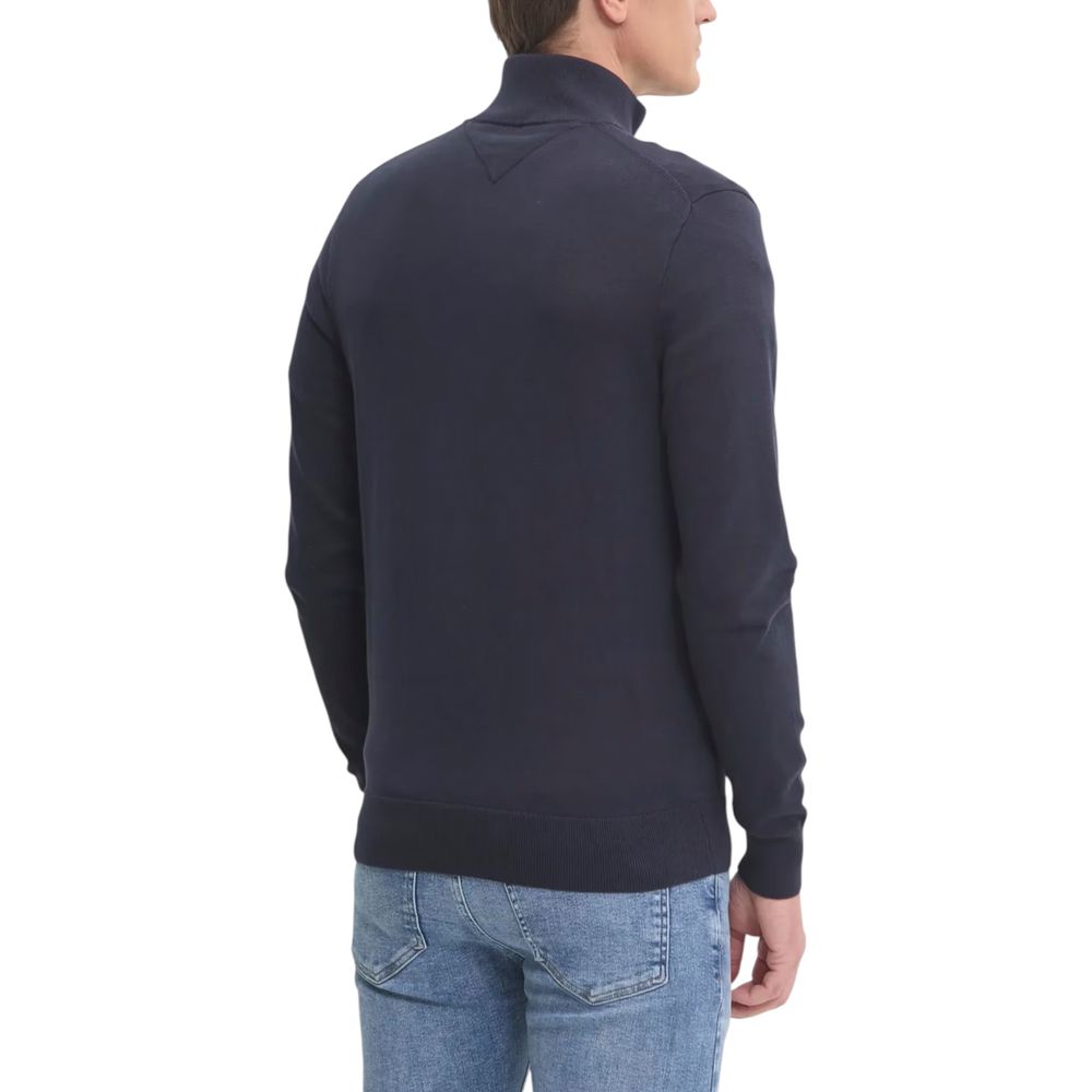 Tommy Hilfiger Blue Cotton Cardigan - Image 2