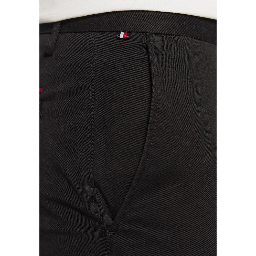Tommy Hilfiger Black Recycled Cotton Skinny Pants - Image 3