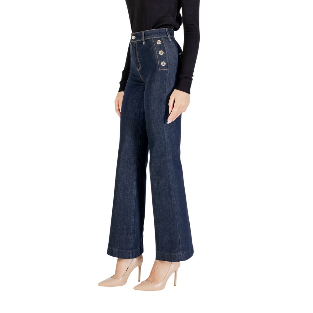 Guess Blue Cotton Bootcut Jeans - Image 3