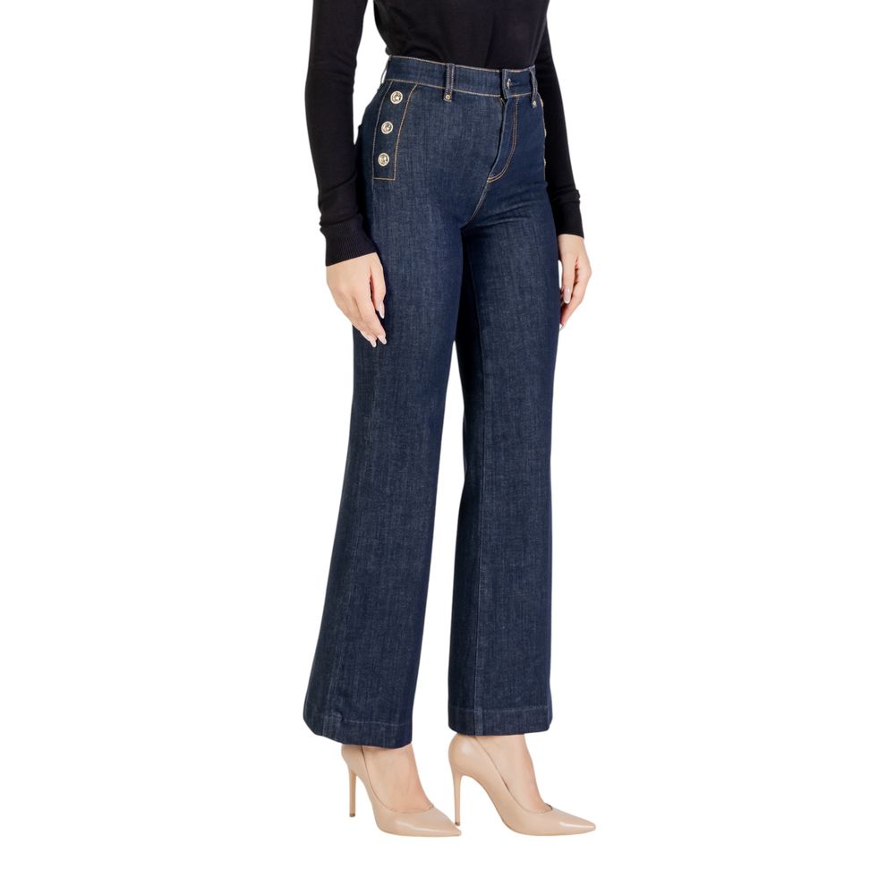 Guess Blue Cotton Bootcut Jeans - Image 4