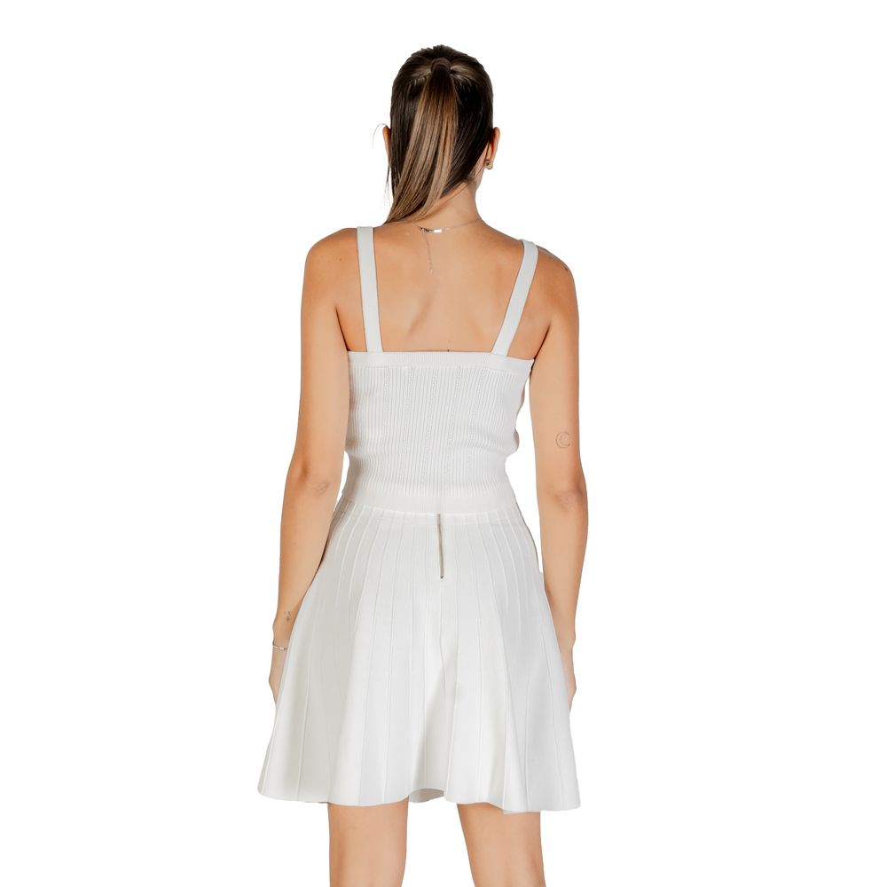 Guess Cream Viscose Tank Tops - Image 2
