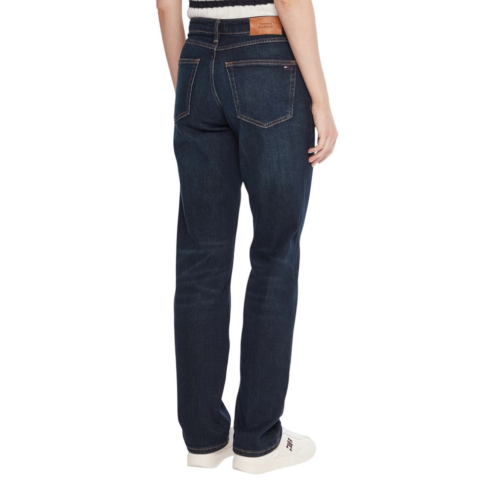 Tommy Hilfiger Blue Recycled Cotton Mom Jeans - Image 2
