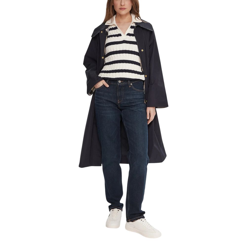 Tommy Hilfiger Blue Recycled Cotton Mom Jeans - Image 3