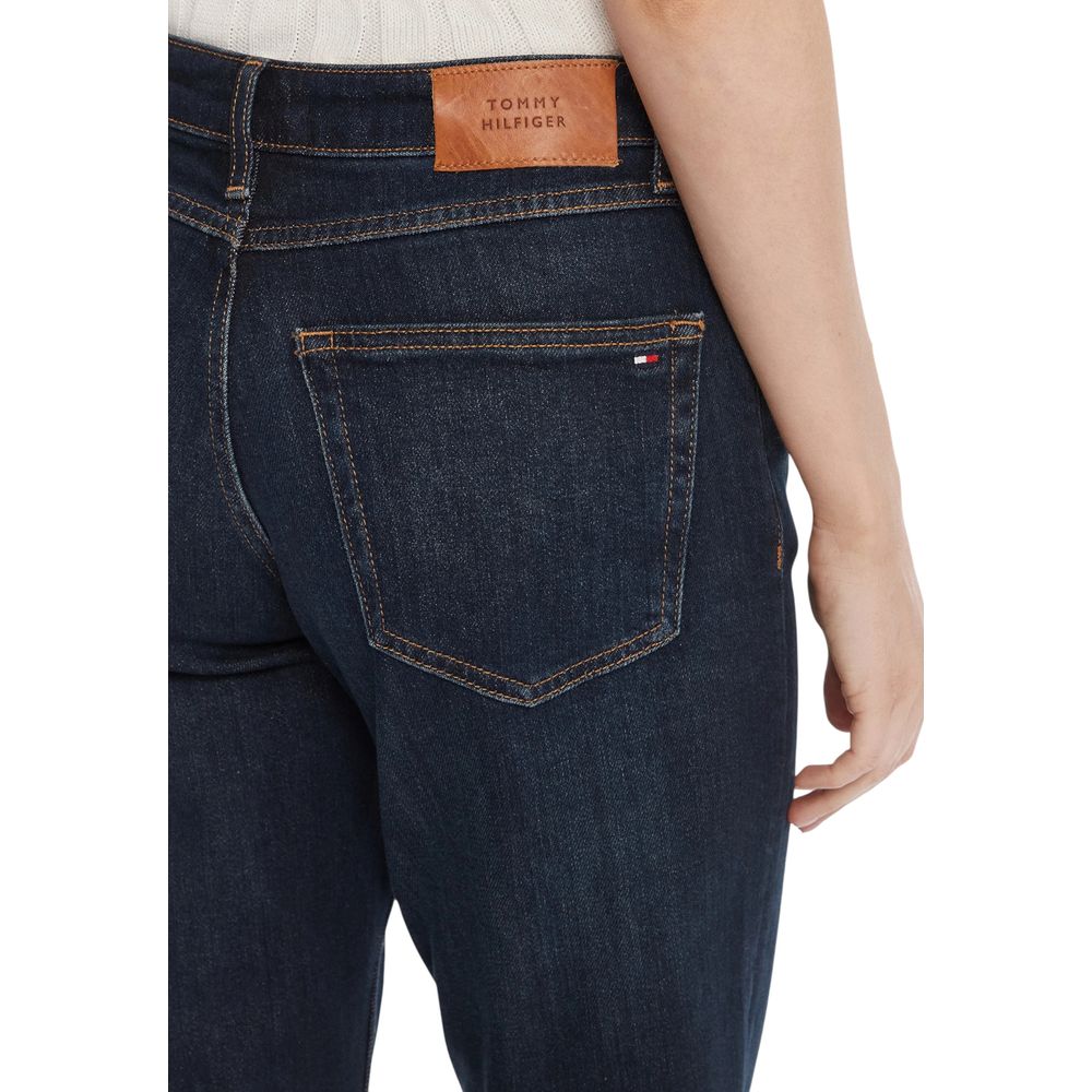 Tommy Hilfiger Blue Recycled Cotton Mom Jeans - Image 4