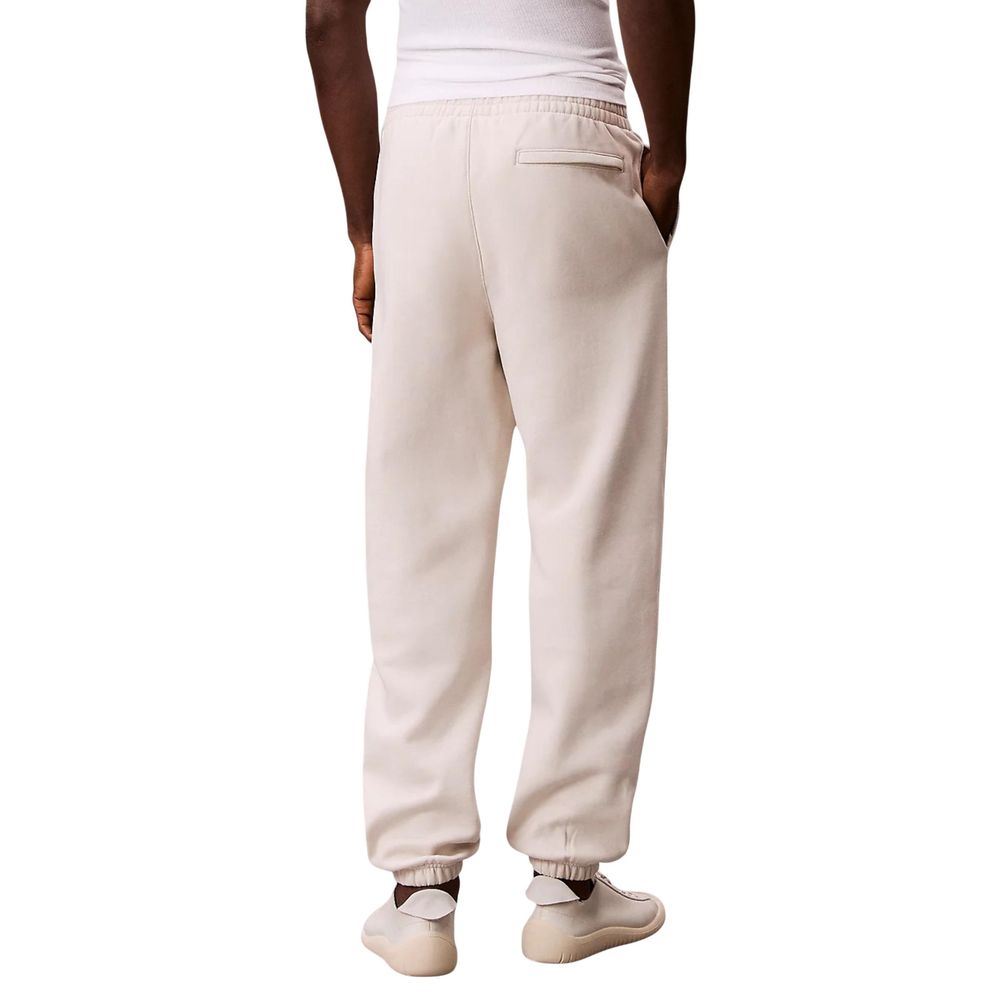 Calvin Klein Jeans Beige Cotton Joggers (Workout Pants) - Image 2