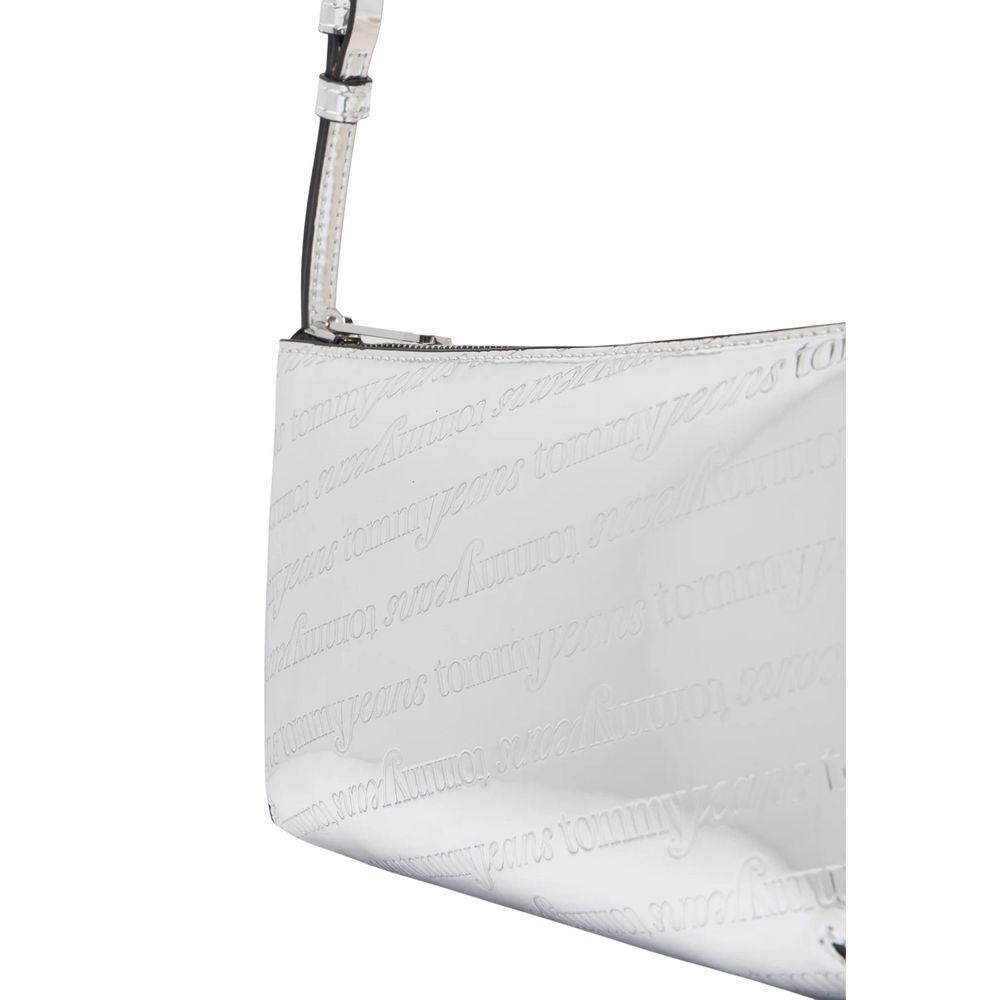 Tommy Hilfiger Jeans Silver Polyethylene Handbag - Image 3