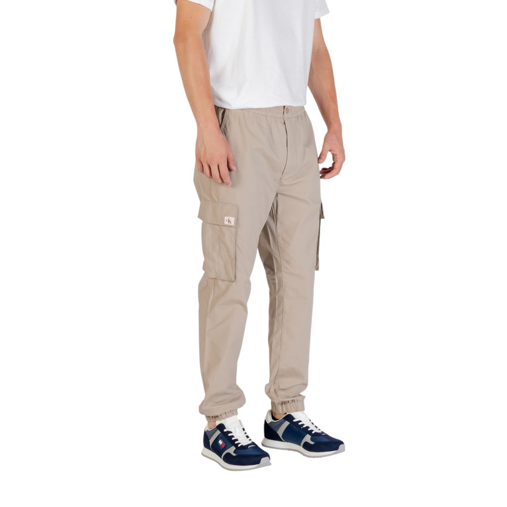 Calvin Klein Jeans Brown Cotton Cargo Pants - Image 4