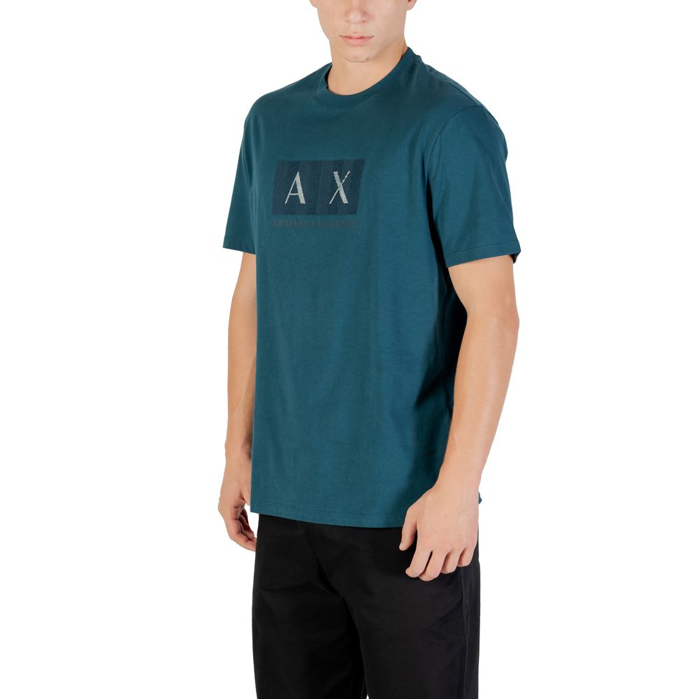 Armani Exchange Black Cotton T-Shirt - Image 3