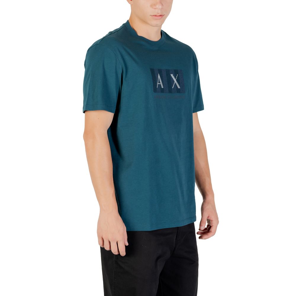Armani Exchange Black Cotton T-Shirt - Image 4