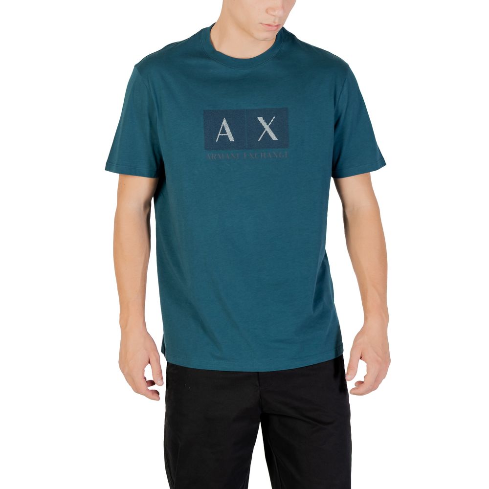Armani Exchange Black Cotton T-Shirt - Image 5