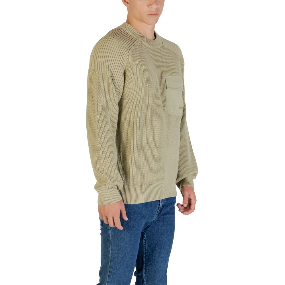 Hugo Boss Green Cotton Sweatshirt - Image 3