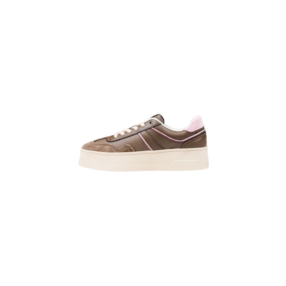Tommy Hilfiger Jeans Brown Artificial Leather Sneakers - Image 3