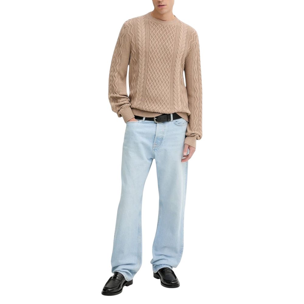 Tommy Hilfiger Jeans Beige Recycled Cotton Sweatshirt - Image 2