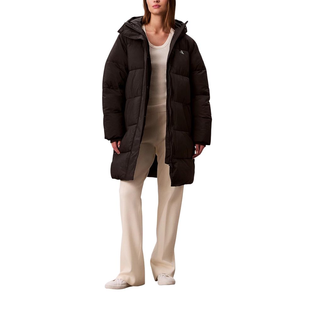Calvin Klein Jeans Black Polyamide Coat - Image 5