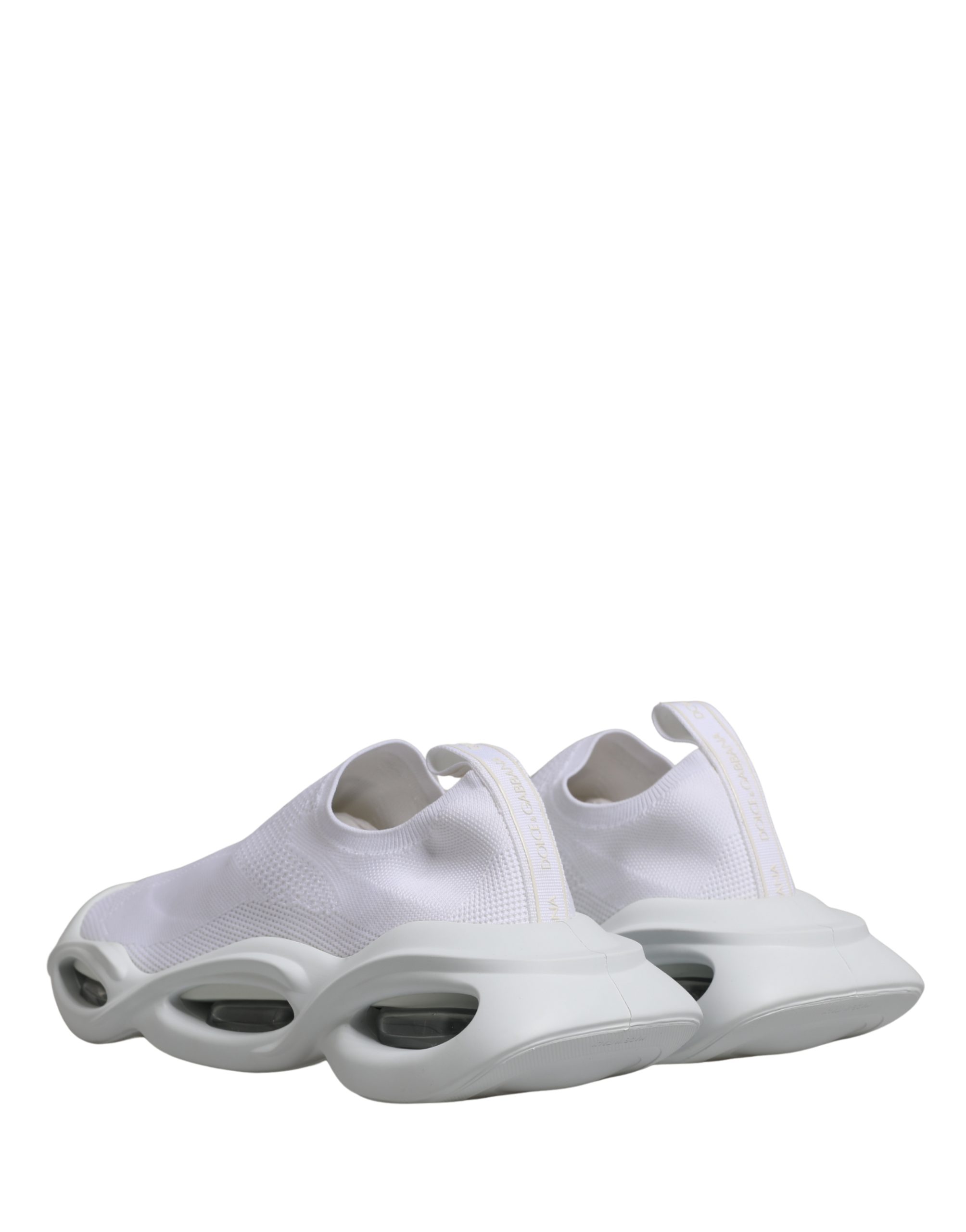 Dolce & Gabbana White Slip On Wave Low Top Sneakers Shoes - Image 6