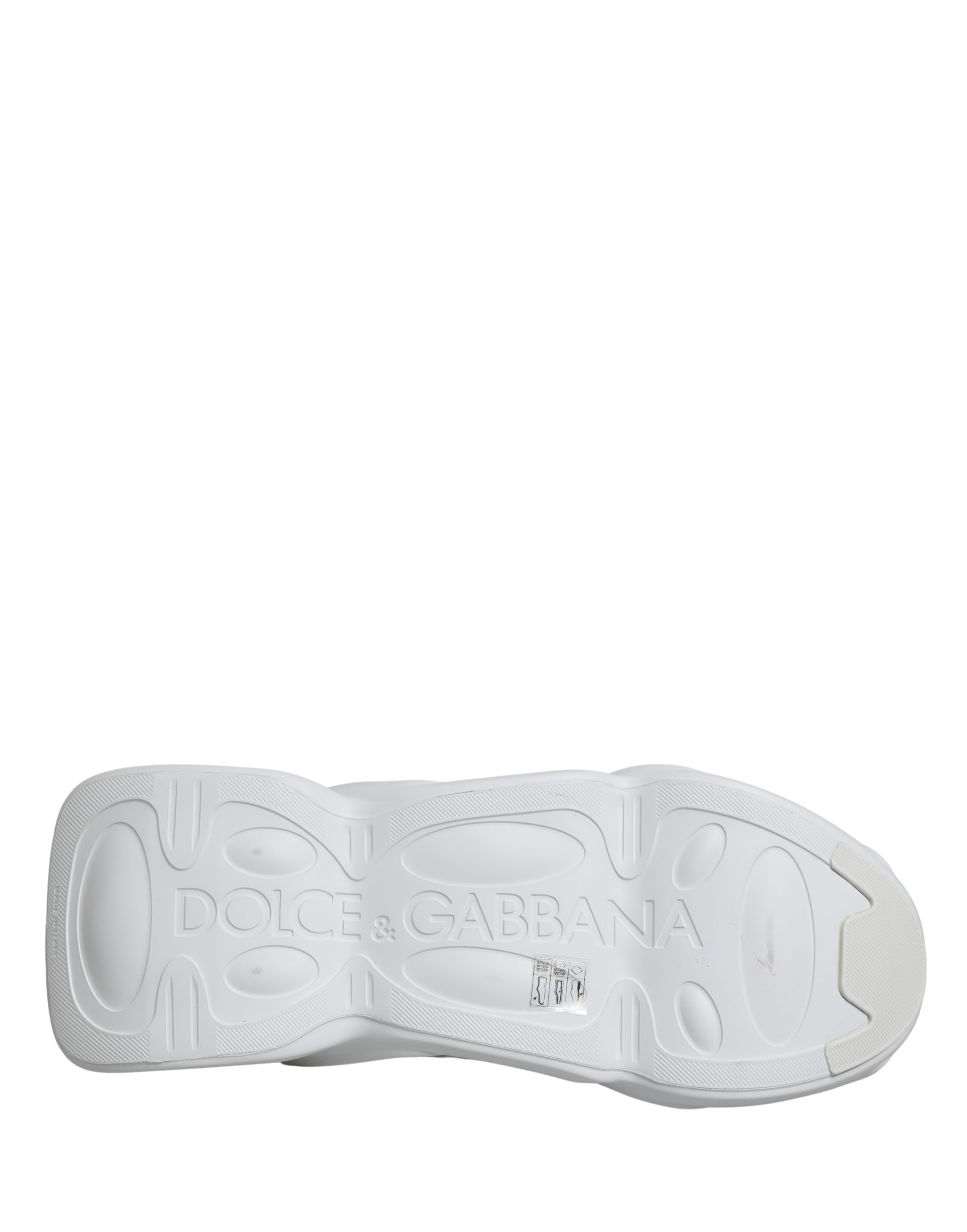 Dolce & Gabbana White Slip On Wave Low Top Sneakers Shoes - Image 8