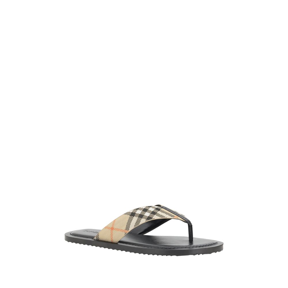 Burberry Multicolor Polyamide Flip-Flop Sandals - Image 2