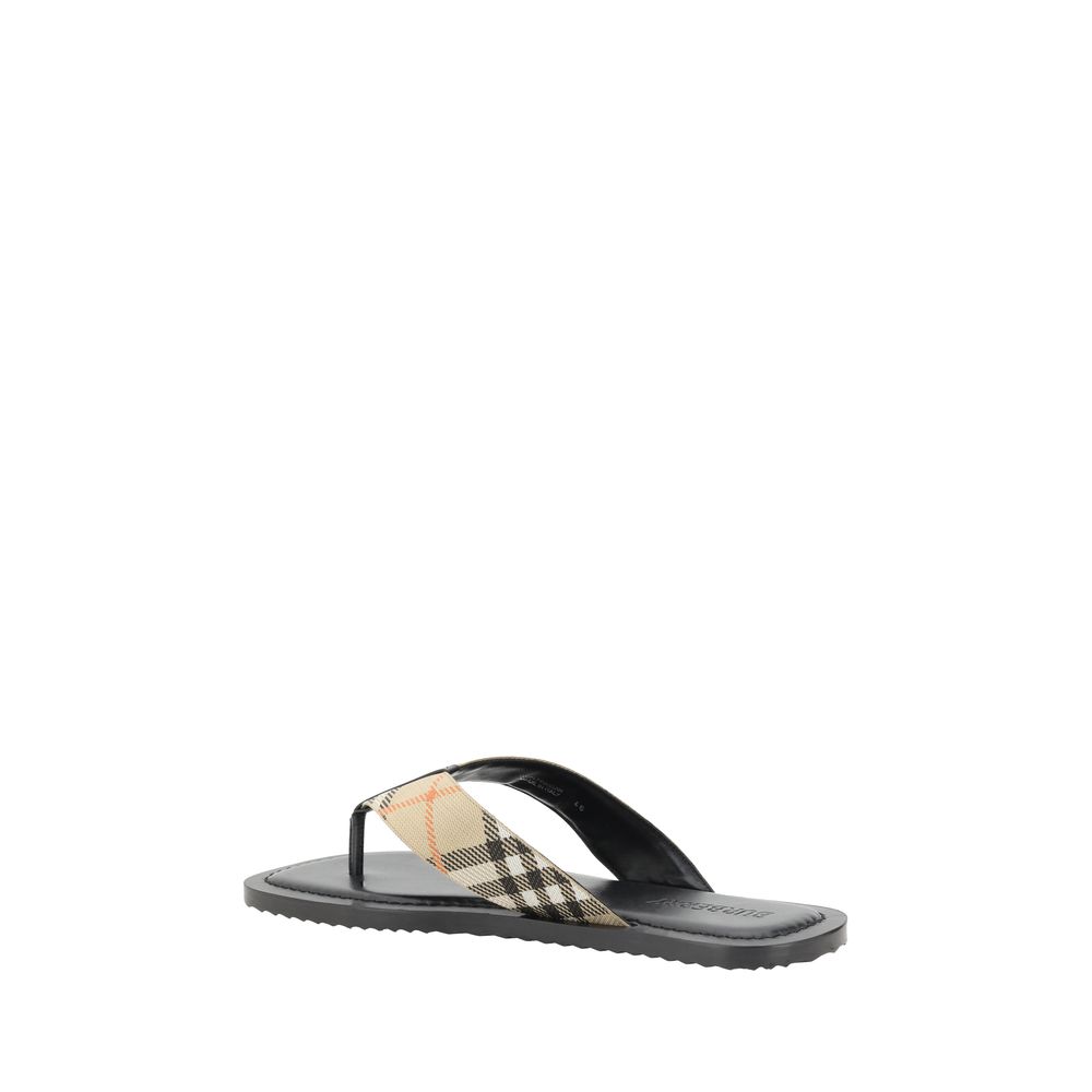 Burberry Multicolor Polyamide Flip-Flop Sandals - Image 3